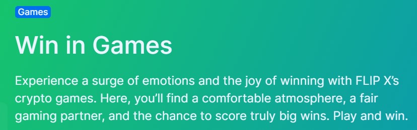 flip-x： Fair and Honest Crypto Games